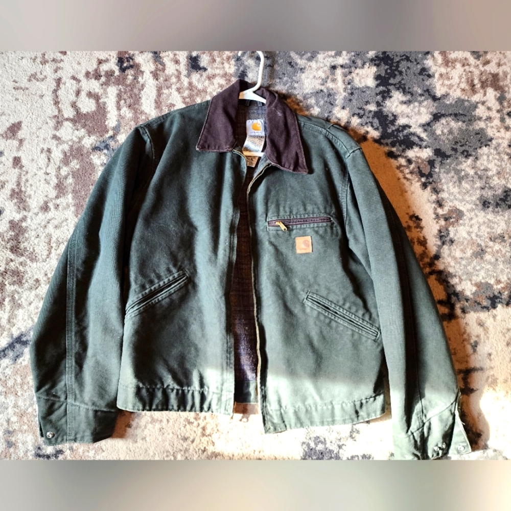 Carhartt Men's Detroit Jacket Green medium